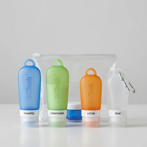 GoToob Silicone Travel Bottles Set view 3